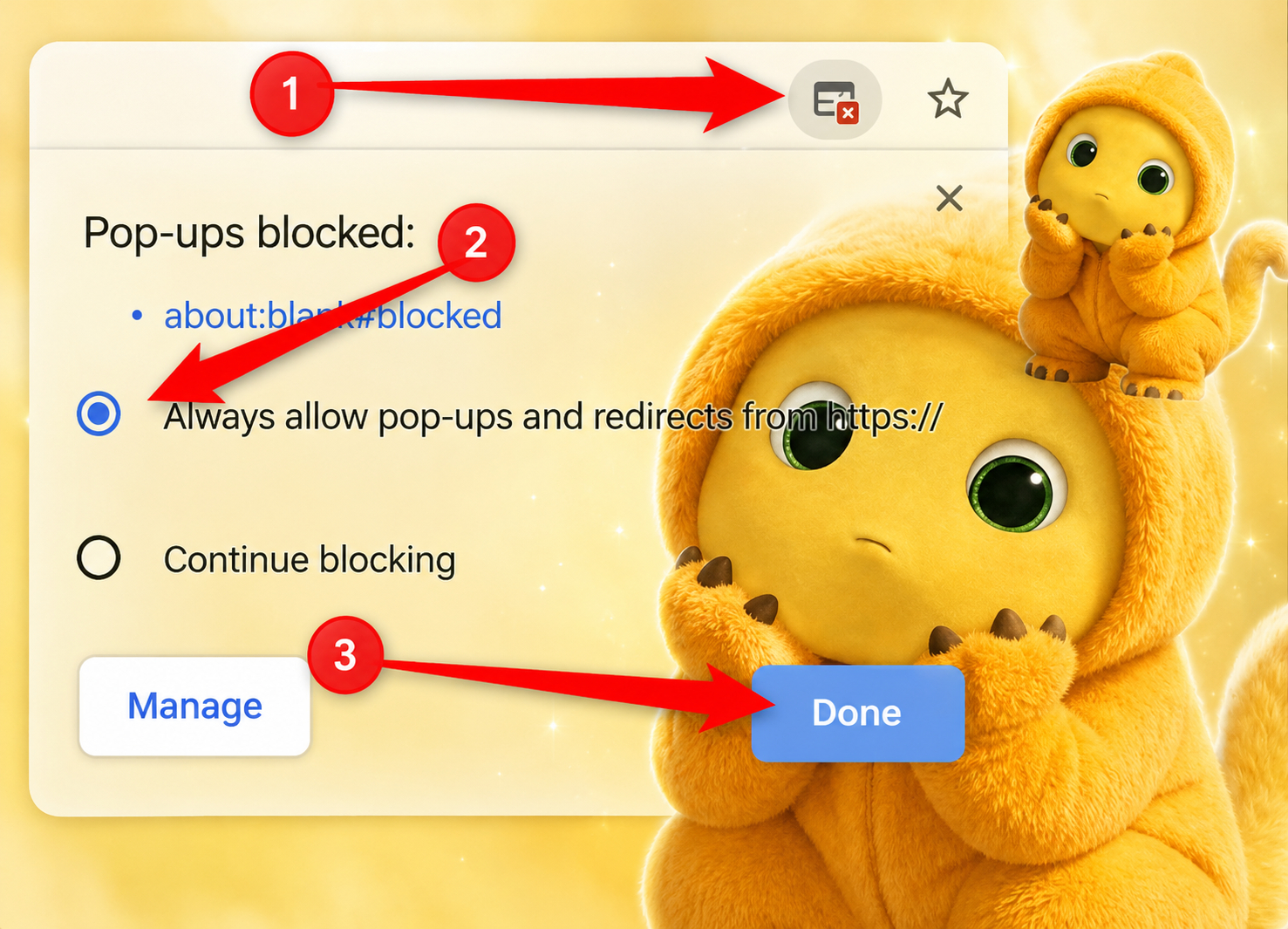 Cara mematikan pop-up